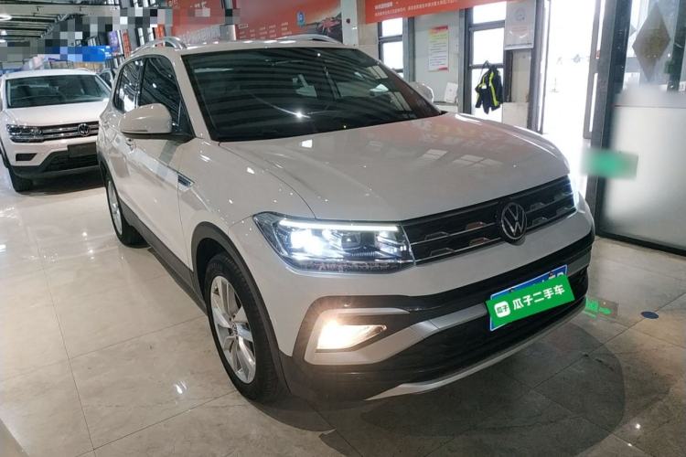 Used Volkswagen T-Cross 2021 1.5L Automatic Comfort Edition Front Right 45 Deg