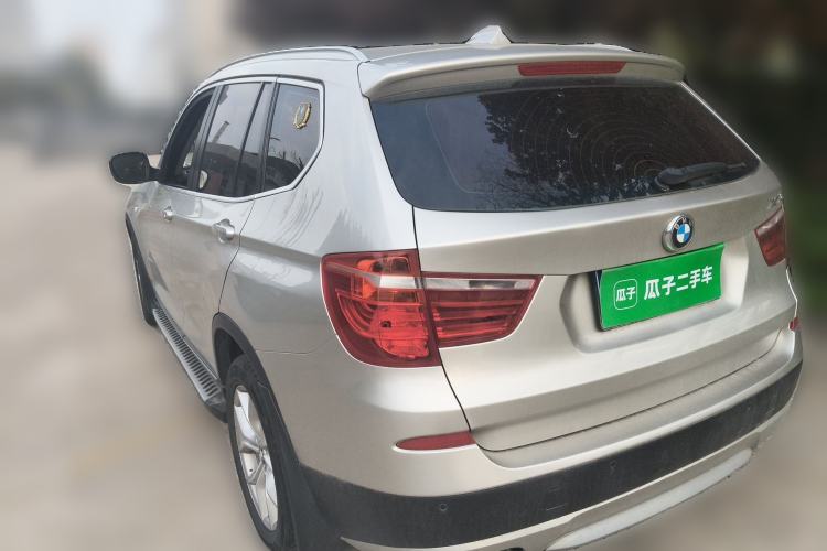 Used BMW X3 2011 xDrive28i Luxury Model Rear Left 45 Deg