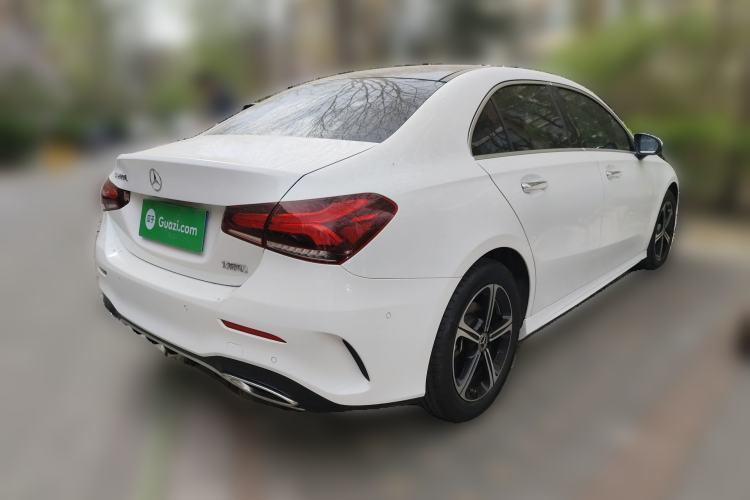 Used Mercedes-Benz A-Class 2022 Revised Version A 200 L Sport Sedan Fashionable Style Rear Right 45 Deg