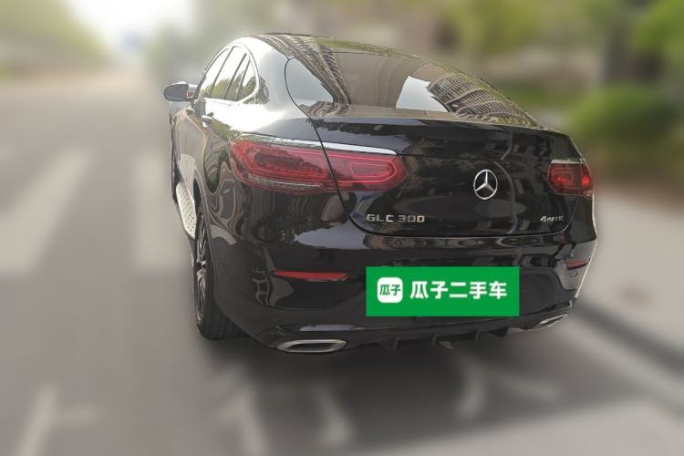 Used Mercedes-Benz GLC Coupe 2020 GLC 300 4MATIC Coupe SUV Rear Left 45 Deg