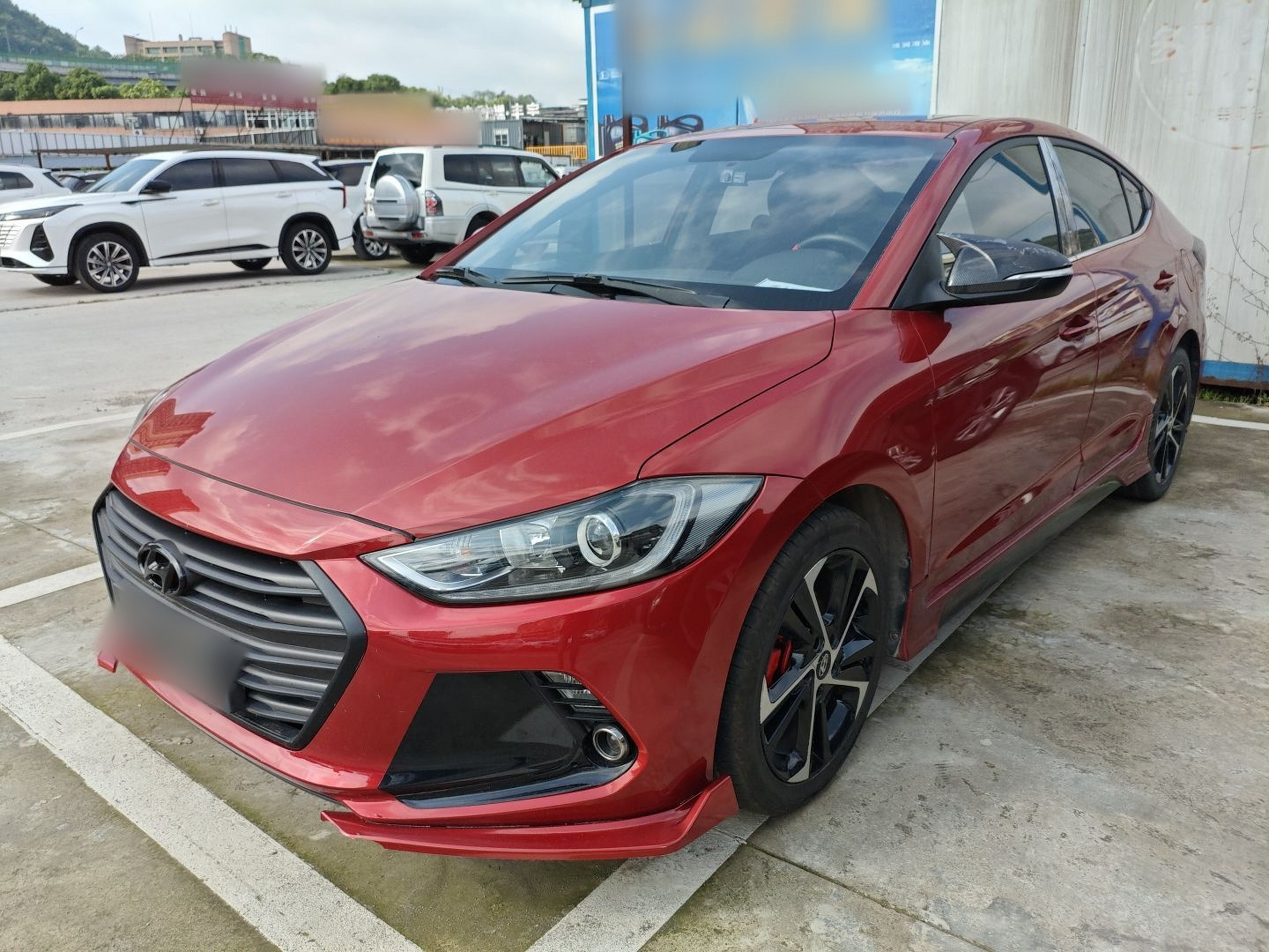 Parte inferior delantera