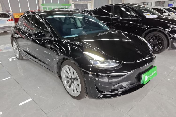 Used Tesla Model 3 2021 Standard Range Rear-Drive Upgraded Version Front Right 45 Deg