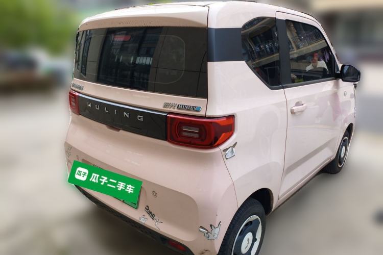 Used Wuling Hongguang MINIEV 2021 Macaron Fashion Model Lithium Iron Phosphate Rear Right 45 Deg