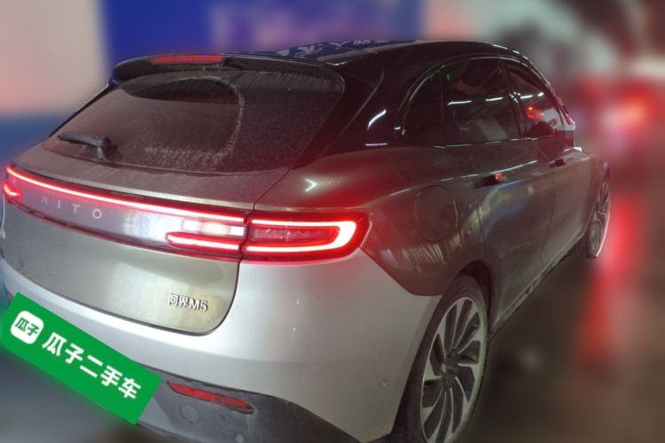 Used Hima AITO M5 2022 Range-Extended Rear-Drive Standard Version Rear Right 45 Deg