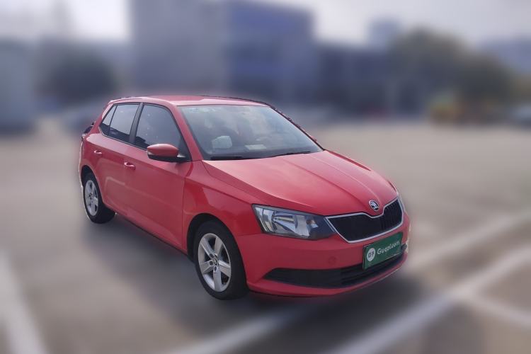 Used Skoda Fabia 2017 1.4L Automatic Car Enjoy Edition Front Right 45 Deg