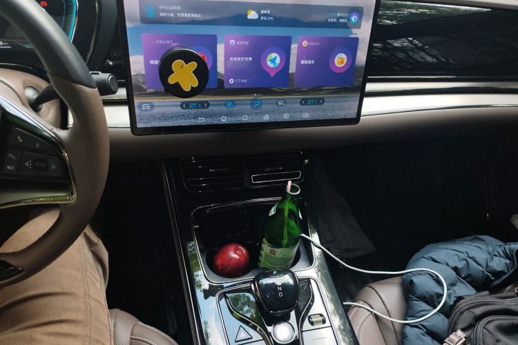 Used BYD Han 2020 EV Long-Range Luxury Model Audio And AC Panel