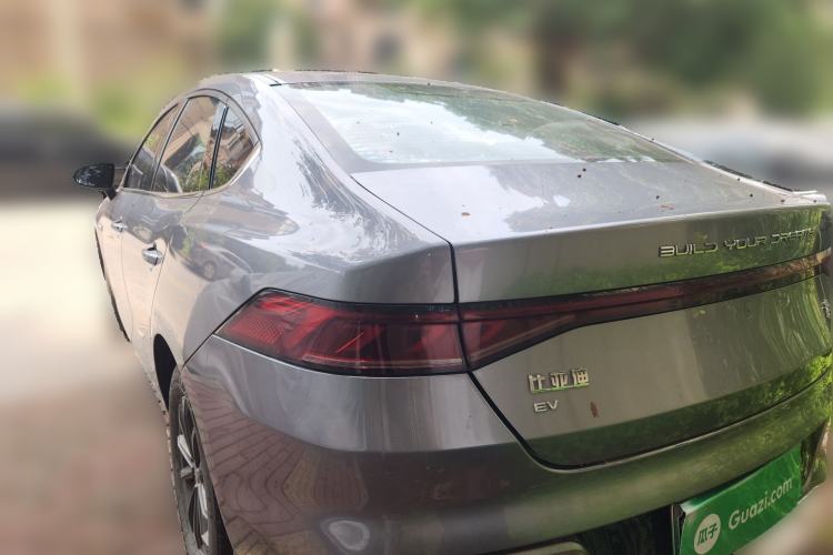 Used BYD Qin PLUS 2021 EV 400KM Leading Comfort Edition Rear Left 45 Deg