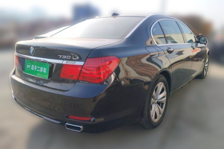 Used BMW 7 Series 2011 730Li Elegant Model Rear Right 45 Deg