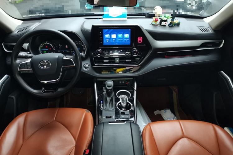 Used Toyota Highlander 2023 2.5L Smart Electric Hybrid Dual-Engine Two-Wheel Drive Elite Version 5 Seats Center Console