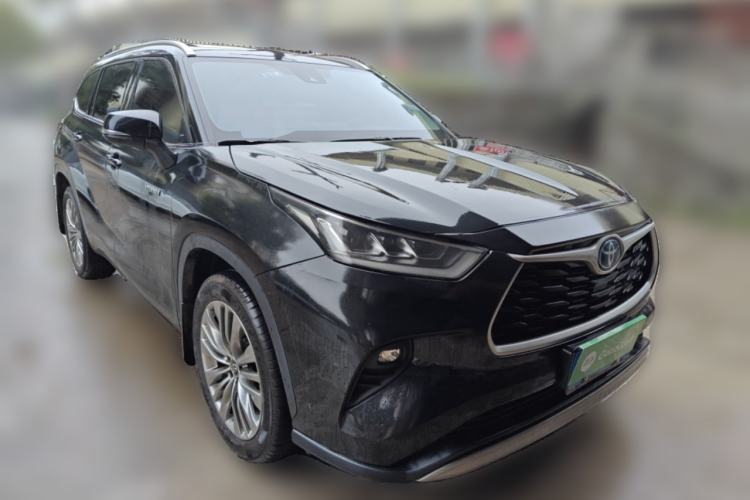 Used Toyota Highlander 2022 Dual-Engine 2.5L Four-Wheel Drive Prestige Version 7 Seats Front Right 45 Deg