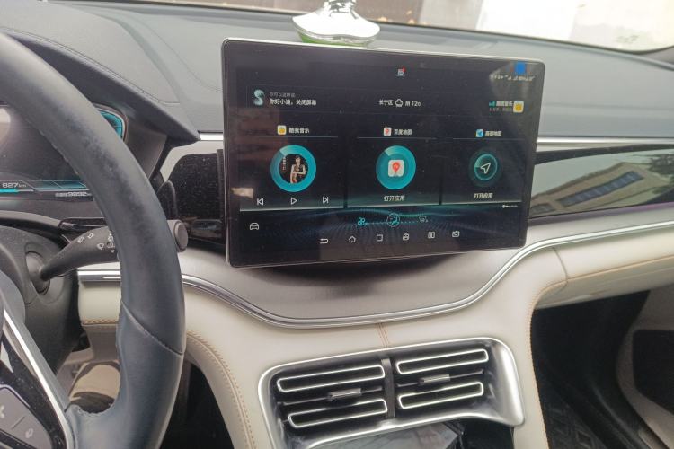 Used BYD Song PLUS New Energy 2021 DM-i 110KM Flagship PLUS Audio And AC Panel