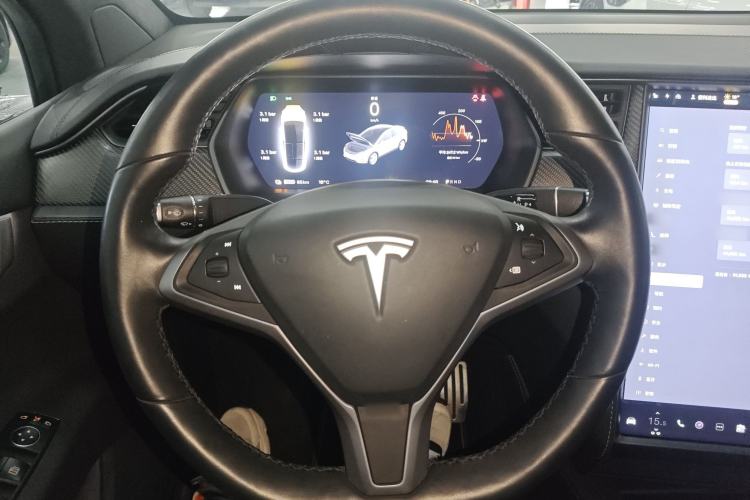 Used Tesla Model X 2016 X P100D Performance High-Performance Edition Steering Wheel