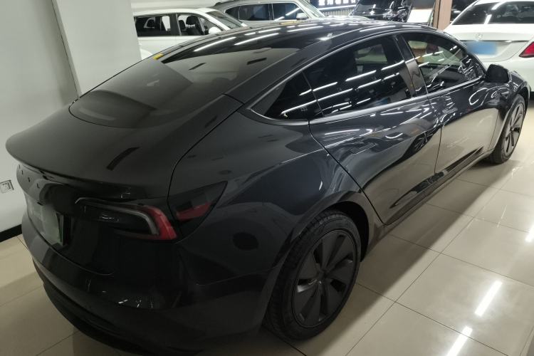 Used Tesla Model 3 2025 Model Revised Long-Range Rear-Wheel-Drive Version Rear Right 45 Deg