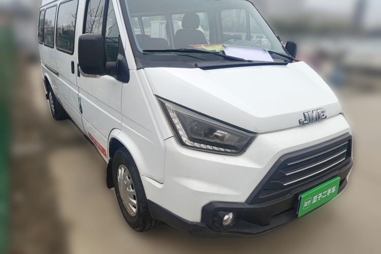 Used JMC Transit 2019 2.8T Commercial Version Long Wheelbase Mid-Roof 7-Seater Rear Single Tire China VI Emission Standard – JX493

