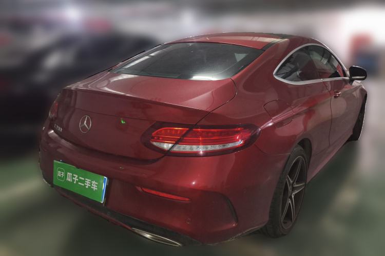 Used Mercedes-Benz C-Class 2018 C 200 Coupe Rear Right 45 Deg