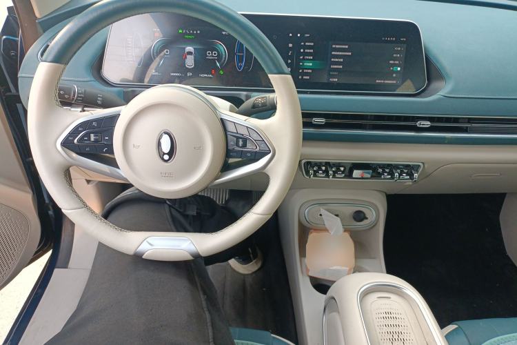 Used ORA Good Cat 2023 401 km Standard Range Luxury Version Lithium Iron Phosphate Center Console