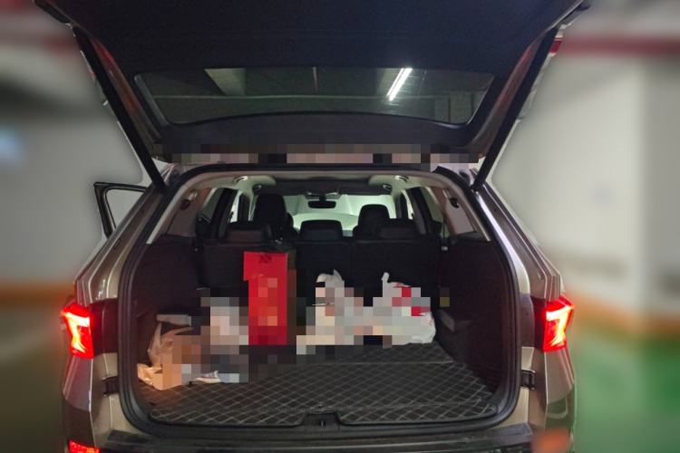 Used Skoda Kodiaq 2019 Facelifted TSI330 7-Seater Two-Wheel-Drive Deluxe Enjoyment Version China V Emission Standard Trunk