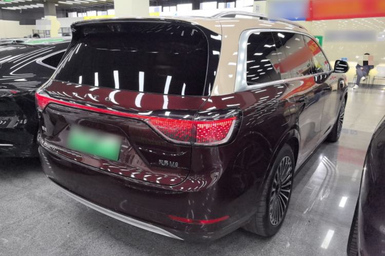 Used Hima AITO M9 2025 Extended-Range Max Version 52 kWh 6-Seater Edition Rear Right 45 Deg