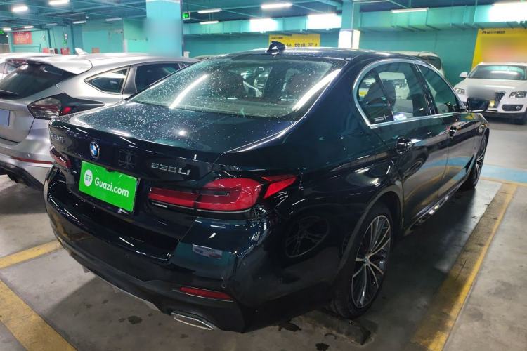 Used BMW 5 Series 2023 530Li Leading Model M Sport Package Rear Right 45 Deg