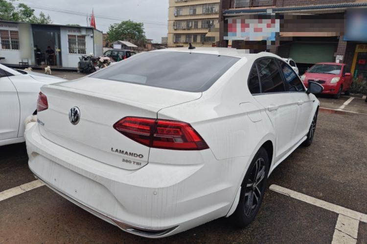 Used Volkswagen Lamando 2019 280TSI DSG Comfort Edition China VI standard Rear Right 45 Deg