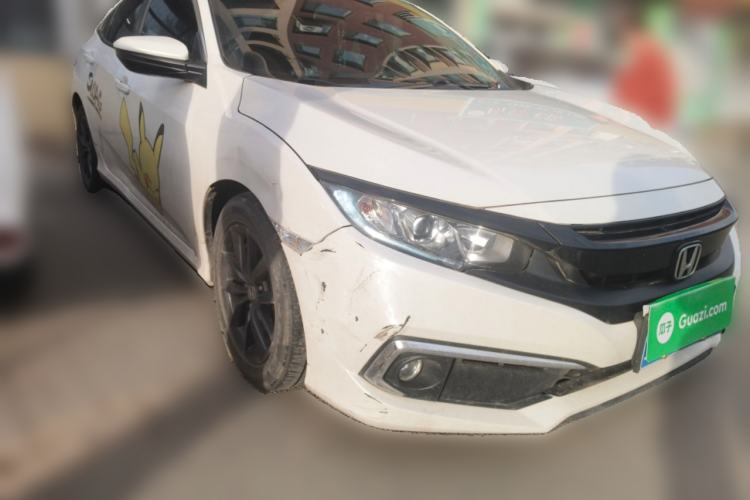 Used Honda Civic 2019 220TURBO Manual Jinkong Edition China V Emission Standard Front Right 45 Deg