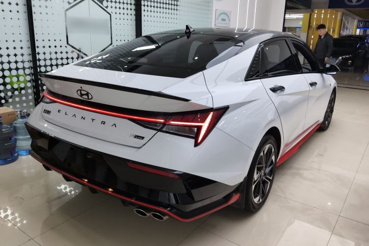 Used Hyundai Elantra 2023 240TGDi DCT N Line GLX Elite Edition Rear Right 45 Deg