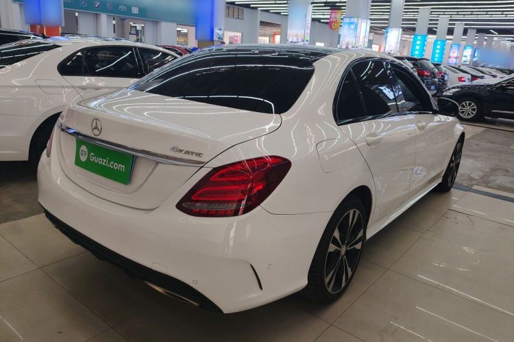 Used Mercedes-Benz C-Class 2017 C 200 Sport Edition 4MATIC Rear Right 45 Deg