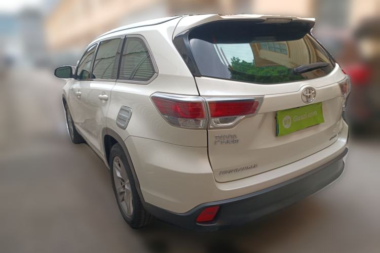 Used Toyota Highlander 2015 2.0T Four-Wheel Drive Luxury Edition 7-Seater Rear Left 45 Deg