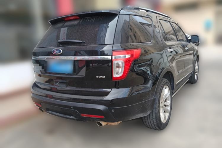 Used Ford Explorer 2013 3.5L Deluxe Model Rear Right 45 Deg
