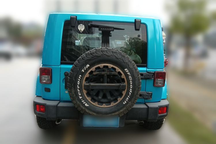 Used Jeep Wrangler 2008 3.8L Sahara two-door model Rear