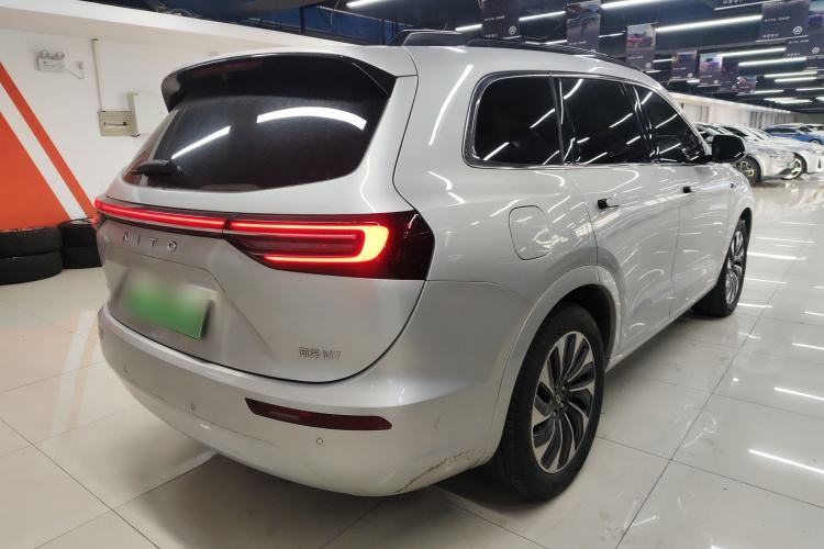 Used Hima AITO M7 2024 1.5T Intelligent Driving 4WD Max Edition 5 Seats Rear Right 45 Deg