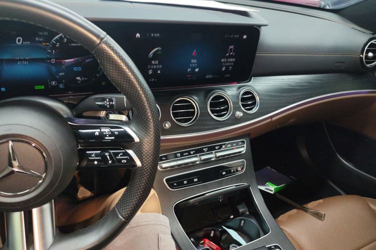 Used Mercedes-Benz E-Class New Energy 2022 Second Facelift E 350 e L Plug-in Hybrid Sports Sedan
