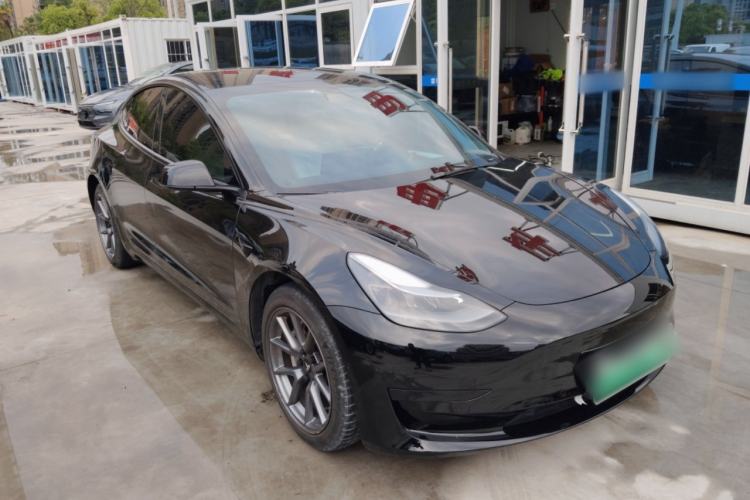 Used Tesla Model 3 2021 Standard Range Rear-Drive Upgraded Version Front Right 45 Deg