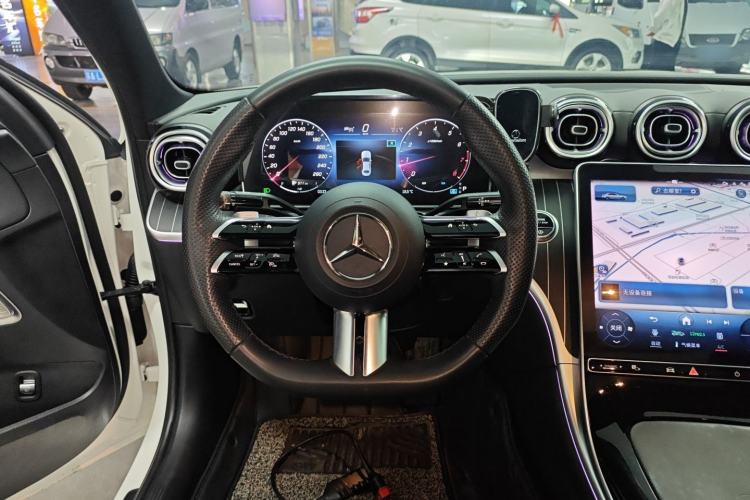 Used Mercedes-Benz C-Class 2024 Facelift C 260 L Night Edition Sport Version Steering Wheel