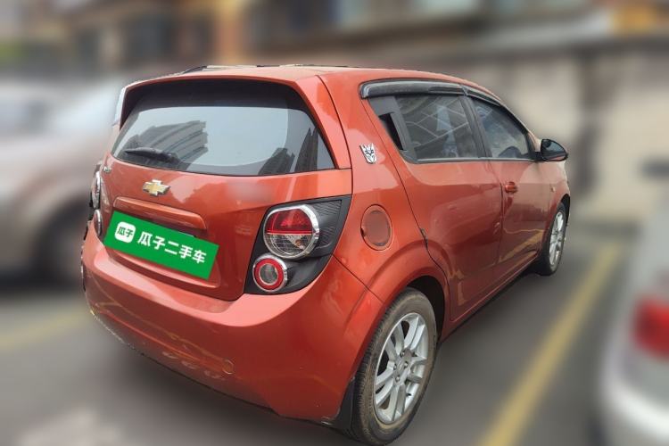 Used Chevrolet Aveo Sonic 2011 Hatchback 1.6L MT SX Rear Right 45 Deg