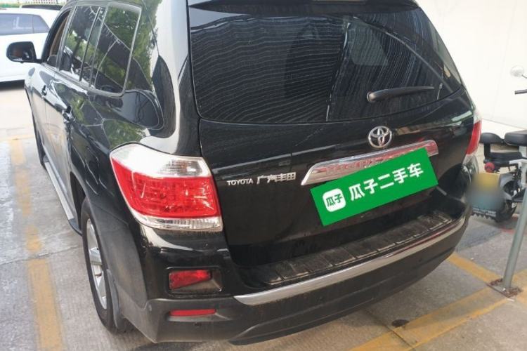 Used Toyota Highlander 2012 2.7L 2WD 5-Seater Elite Edition Rear Left 45 Deg