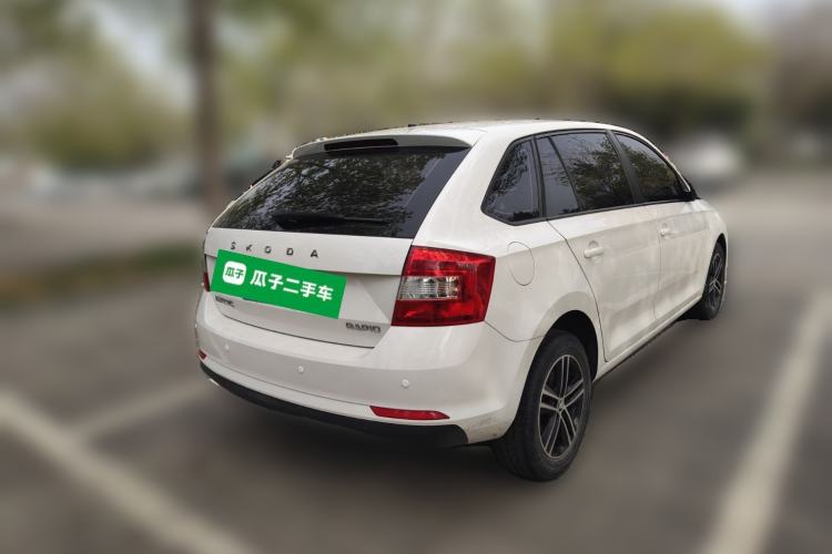 Used Skoda Rapid Spaceback 2019 Revised Version 1.5L Automatic Standard Edition China VI Rear Right 45 Deg