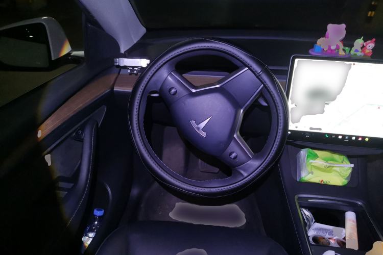 Used Tesla Model Y 2021 Standard Range Rear-Wheel Drive Version Steering Wheel