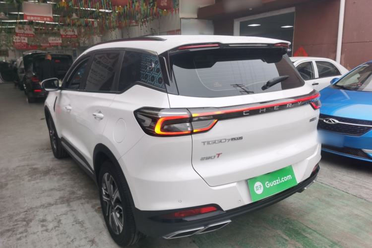 Used Chery Tiggo 7 PLUS 2023 Facelift 1.6 TGDI DCT Luxury Model Rear Left 45 Deg