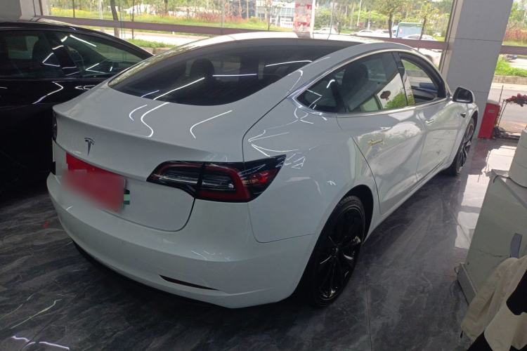 Used Tesla Model 3 2019 Standard Range Rear-Drive Upgraded Version Rear Right 45 Deg