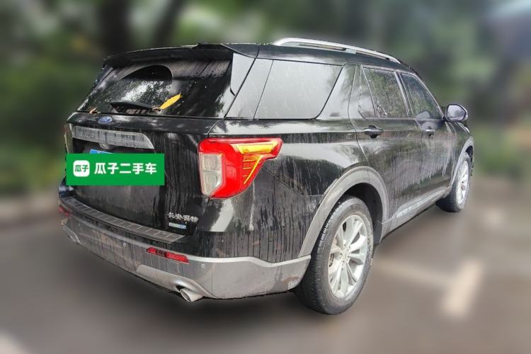 Used Ford Explorer 2020 EcoBoost 285 4x4 Trend Edition 7-Seater Rear Right 45 Deg