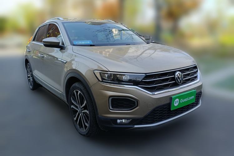 Used Volkswagen T-ROC 2021 Revised Version 280TSI DSG Two-Wheel Drive Comfort & Smart Connectivity Edition Front Right 45 Deg