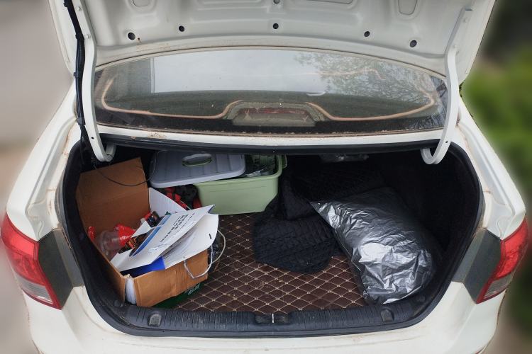 Used Kia K2 2015 Sedan 1.4L Manual Transmission GL Trunk