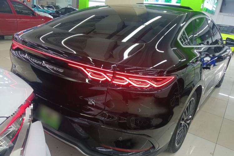 Used BYD Han 2023 EV Champion Edition 506KM Front-Wheel-Drive Premium Model Rear Right 45 Deg