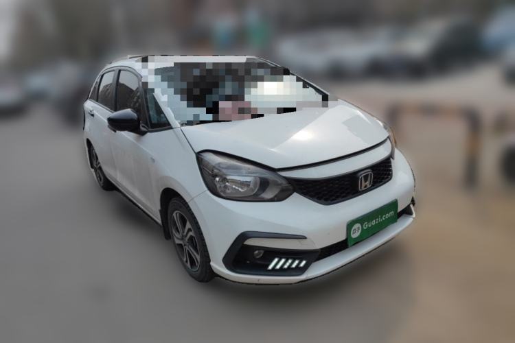 Used Honda Fit 2021 1.5L CVT Trendy Edition Front Right 45 Deg