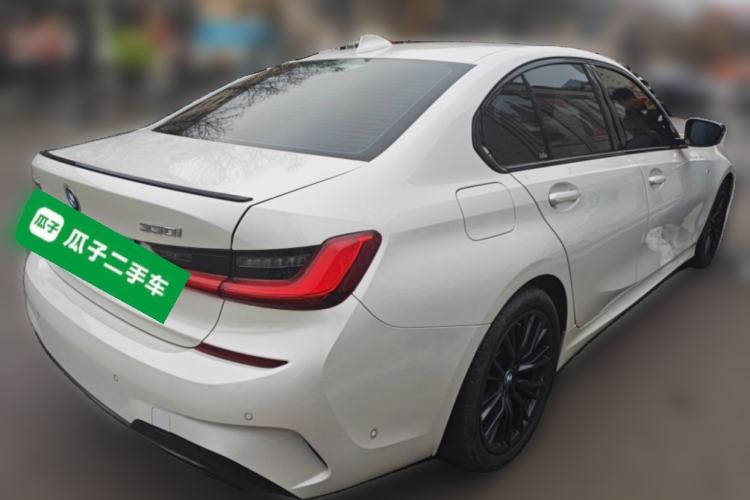 Used BMW 3 Series 2021 Second Facelift 325Li M Sport Night Edition Package Rear Right 45 Deg