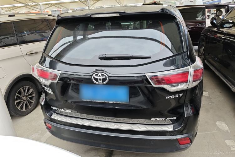 Used Toyota Highlander 2015 2.0T Four-Wheel Drive Luxury Edition 7-Seater Rear