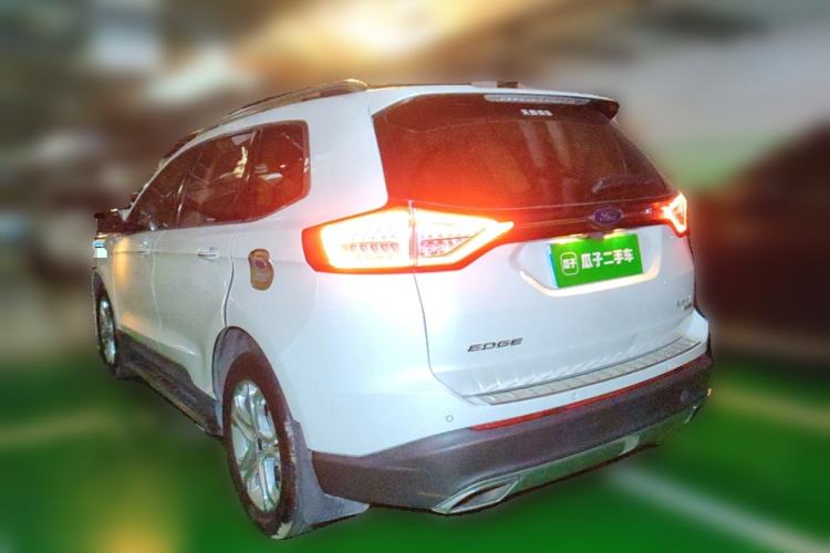 Used Ford Edge 2018 EcoBoost 245 Four-Wheel Drive Titanium 7-Seater Rear Left 45 Deg