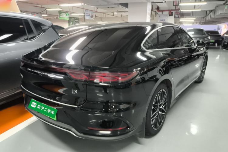 Used BYD Han 2025 EV 605KM Prestige Model Rear Right 45 Deg