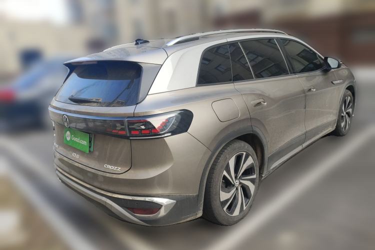 Used Volkswagen ID.6 CROZZ 2021 Long-Range PURE+ Edition Rear Right 45 Deg